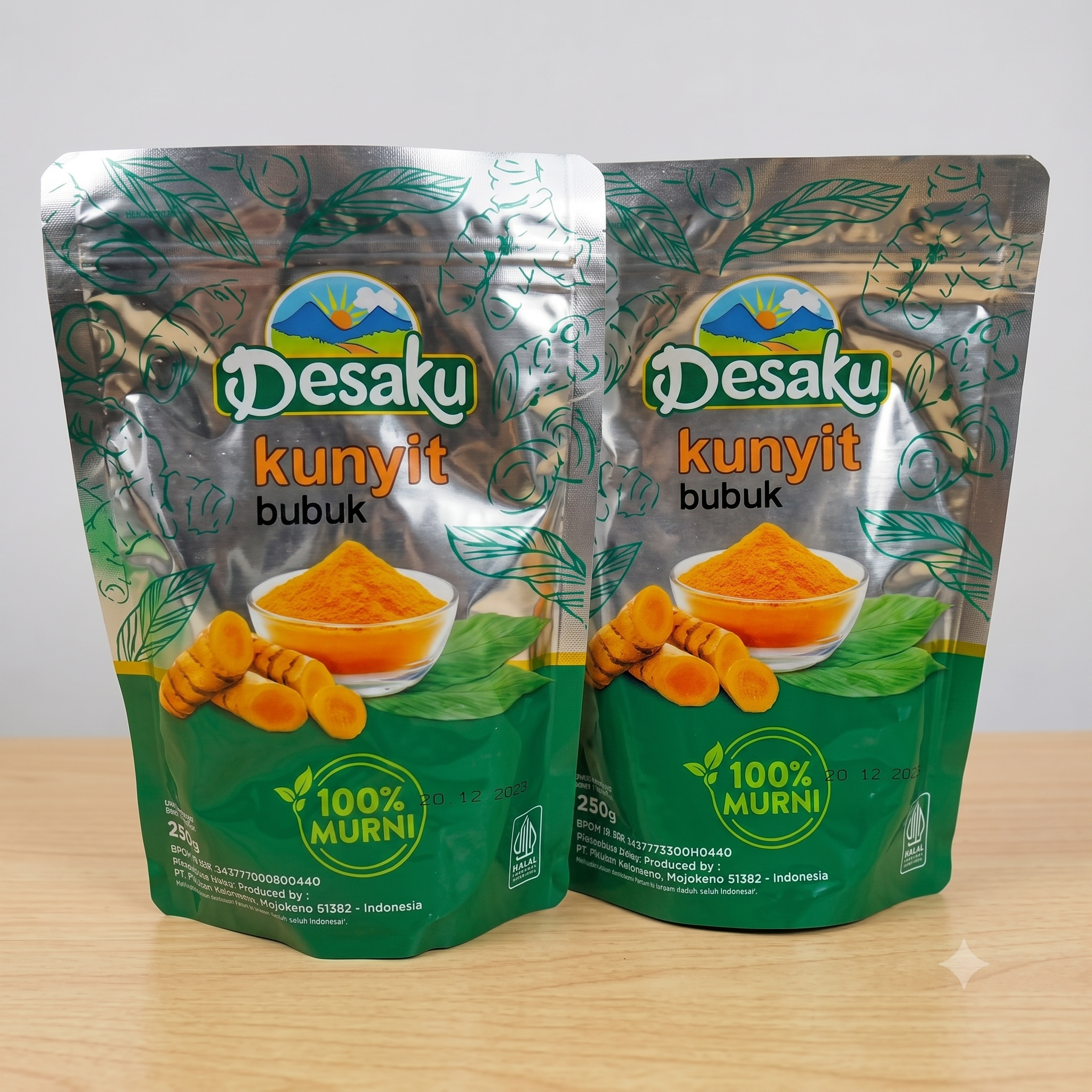 Desaku Kunyit Bubuk 250g â 100% Kunyit Murni