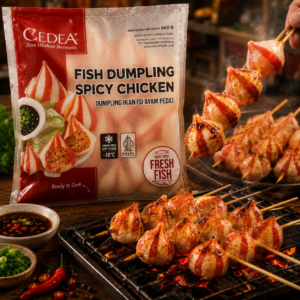 Cedea Fish Dumpling Spicy Chicken &ndash; Dumpling Ikan Isi Ayam Pedas yang Gurih dan Praktis